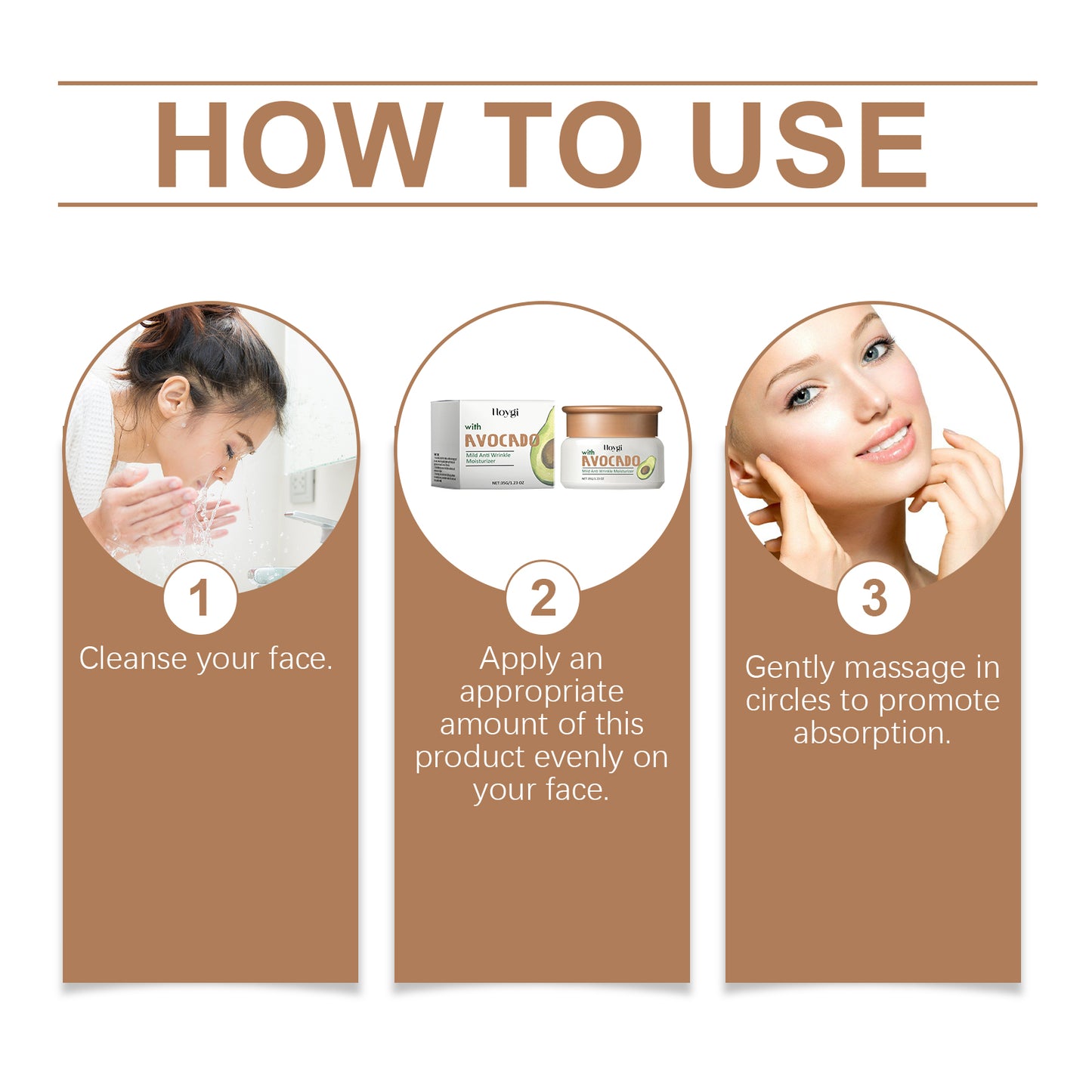 Avocado Moisturizing Face Cream - Firming and Skin Repairing Moisturizer