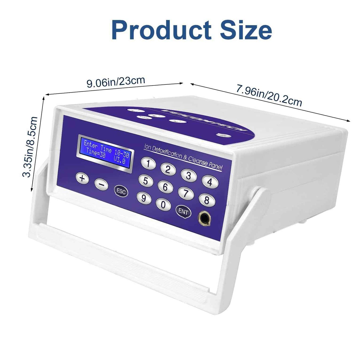 Ionic Foot Bath Detox Machine, Foot SPA Detox Cleanse Machine with 2 Arrays, Far Infrared Waistbelt, 80pcs Liners