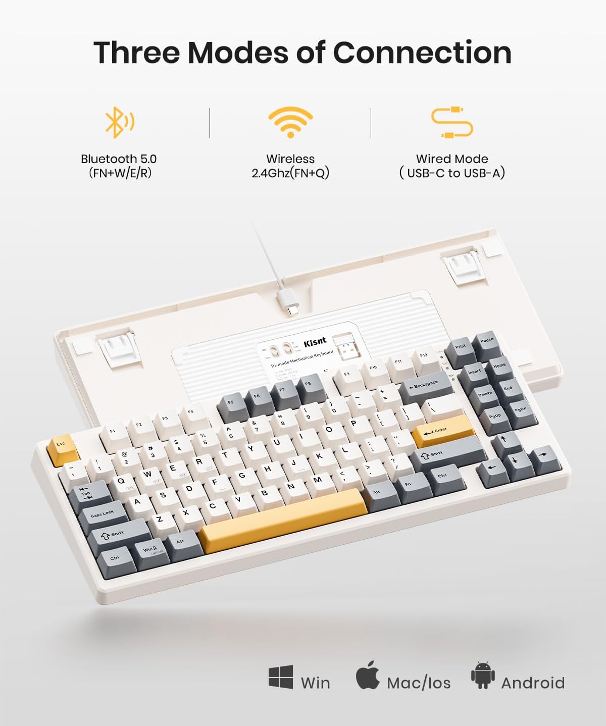 85 Keys Wireless Mechanical Keyboard&17 Keys Number Pad