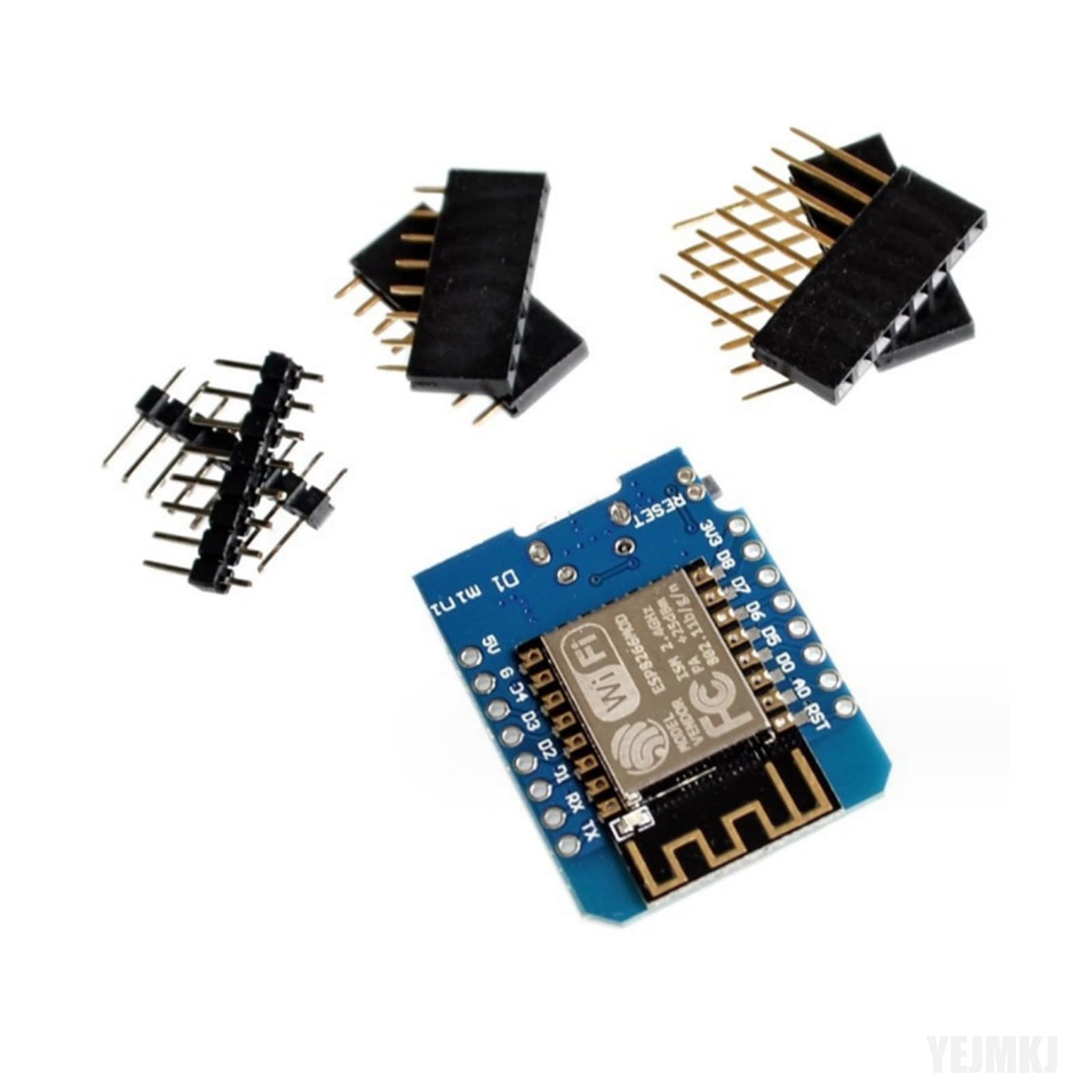 YEJMKJ 3pcs D1 Mini NodeMcu ESP8266 Module Type-C USB ESP-12F WLAN WiFi Internet Development Board Base on ESP8266 ESP-12F Compatible with Arduino, WeMos D1 Mini