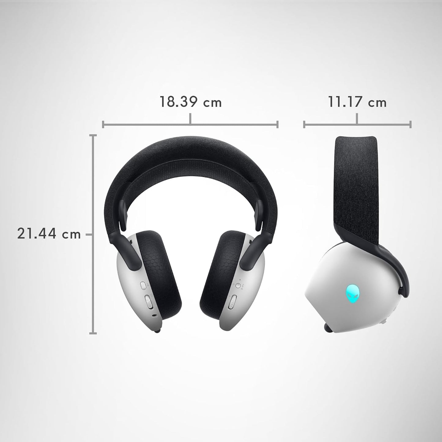 Alienware AW520H Wired Gaming Headset - Dolby Atmos, Unidirectional, AlienFX 16.8 Million RGB Colors, Microphone Mute, Volume On-headset Controls, 40mm Hi-Res Certified - Dark Side of the Moon