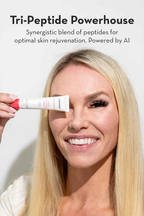Sonage A-Eye Peptide Serum: for Dark Circles, Puffiness, Under Eye Bags, Wrinkles & Fine Lines | Anti-aging Serum for Eyes