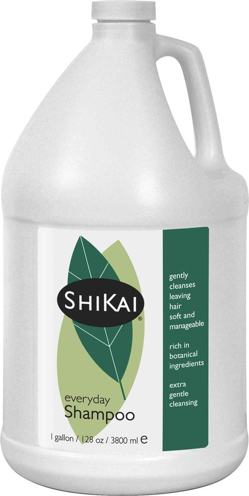 ShiKai Everyday Gentle Cleansing Shampoo (1 Gallon) | Extra Mild, Gentle, Low Detergent Formula | With Aloe Vera for Healthy, Shiny Hair