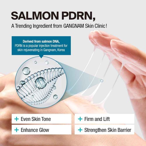 GANGNAM GLOW Rejunol Mucin PDRN Facial Cream 6.76 floz - 91.5% Snail Mucin Moisturizer with Hyaluronic Acid & Panthenol I Korean Skin Care I Face Moisturizer for Women | Salmon DNA