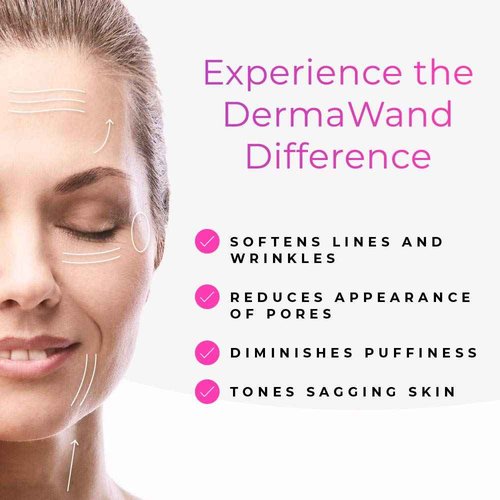Derma Wand Anti-Aging System - Portable Handheld Skincare Therapy Machine- Argon/Neon