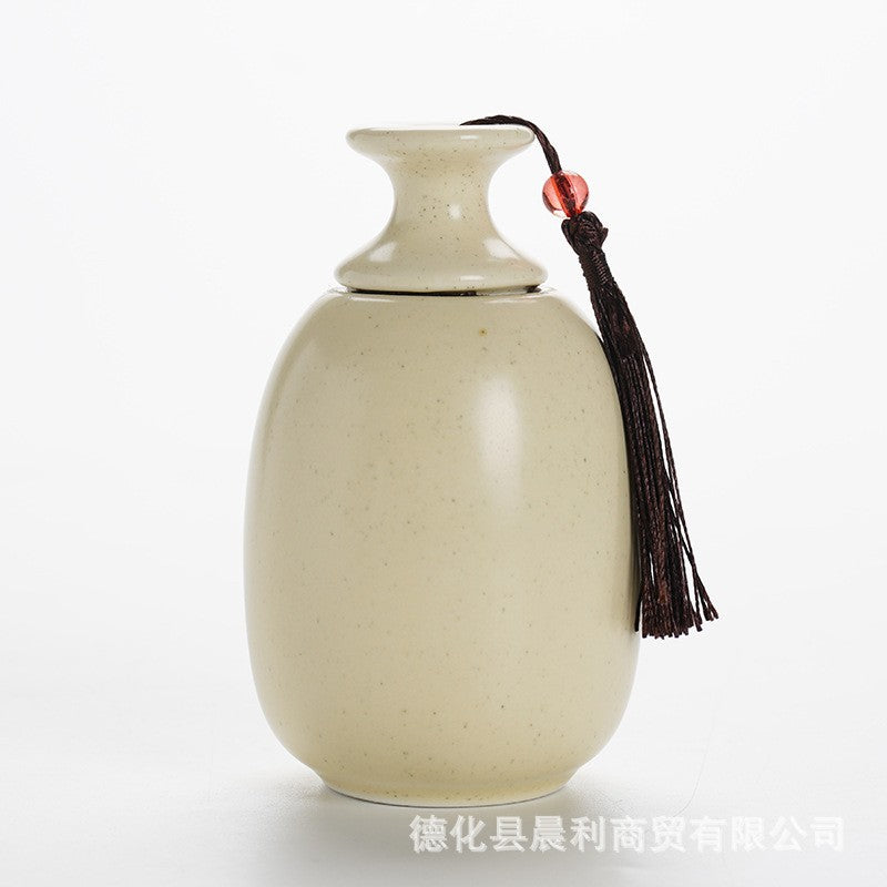 Ceramic Olive Jar Sealed Storage Tank for Kitchen & Home Decor