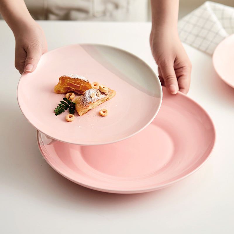 Flat Dish Set for Home Kitchen - Assorted Styles & Sizes