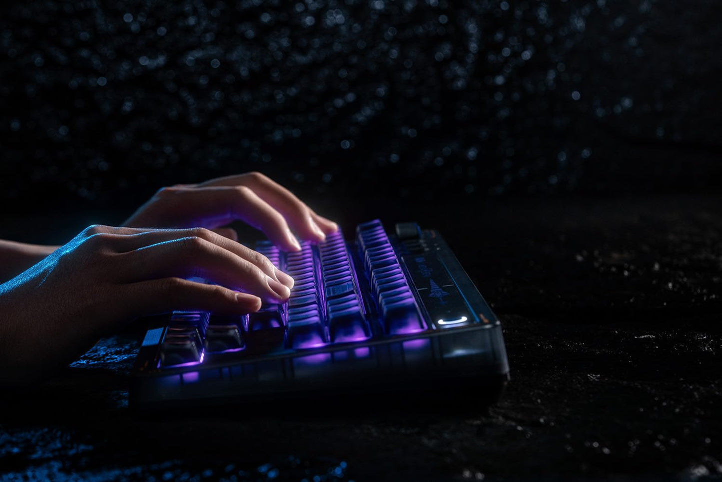 8BitDo Retro 87 Mechanical Keyboard with Hot-Swappable Kailh Switches, RGB Backlight, Programmable Buttons, Wireless 2.4G/Bluetooth/USB-C for Windows and Android - Mecha Break: Panther
