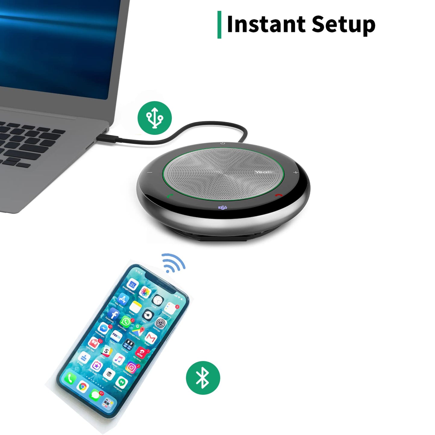Yealink A10-010 Conference Room Camera System and CP700 Teams Speakerphone