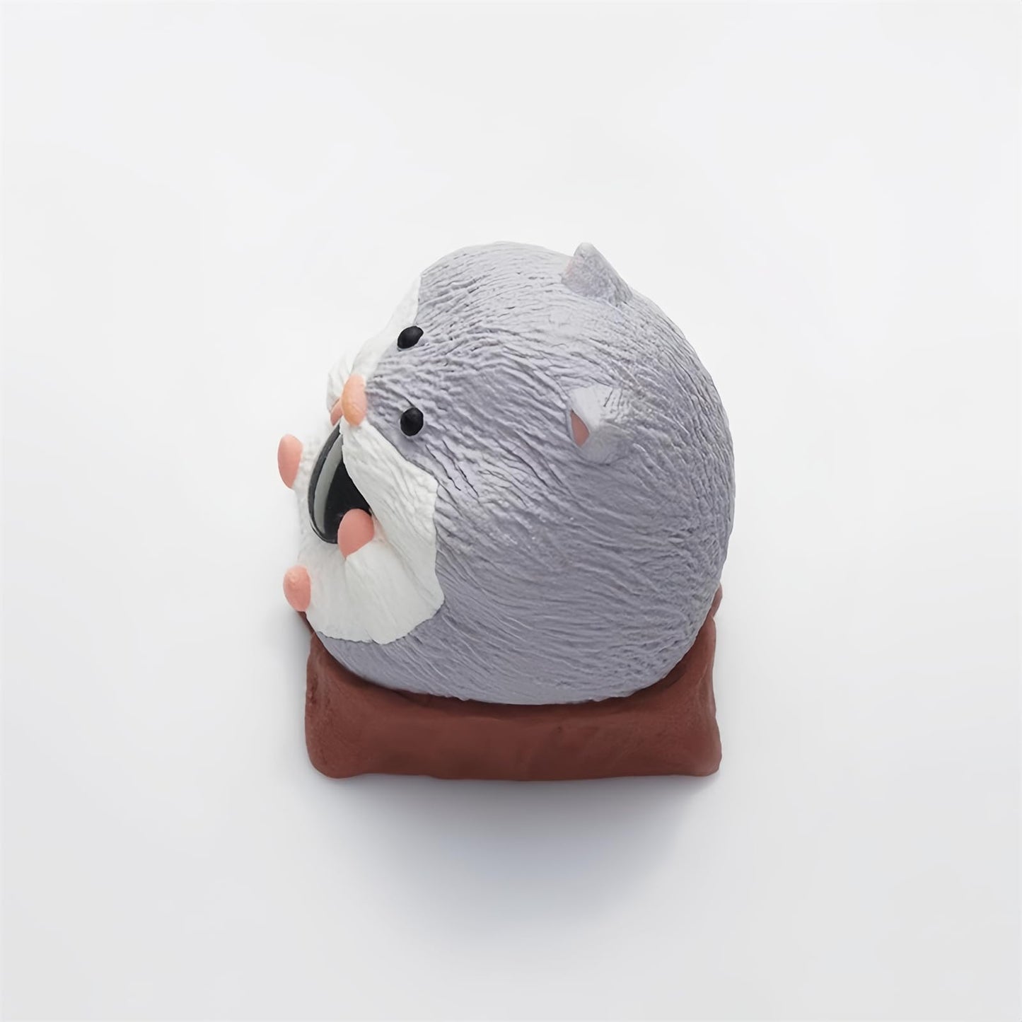 ZMX Cute ESC Keycaps,Artisan Resin Keycap Kawaii Cartoon Custom Keycaps for MX Switches Mechanical Gaming Keyboard Cherry Profile R4 Height Key Personalized 3D Animal Single Keycaps (Gray)