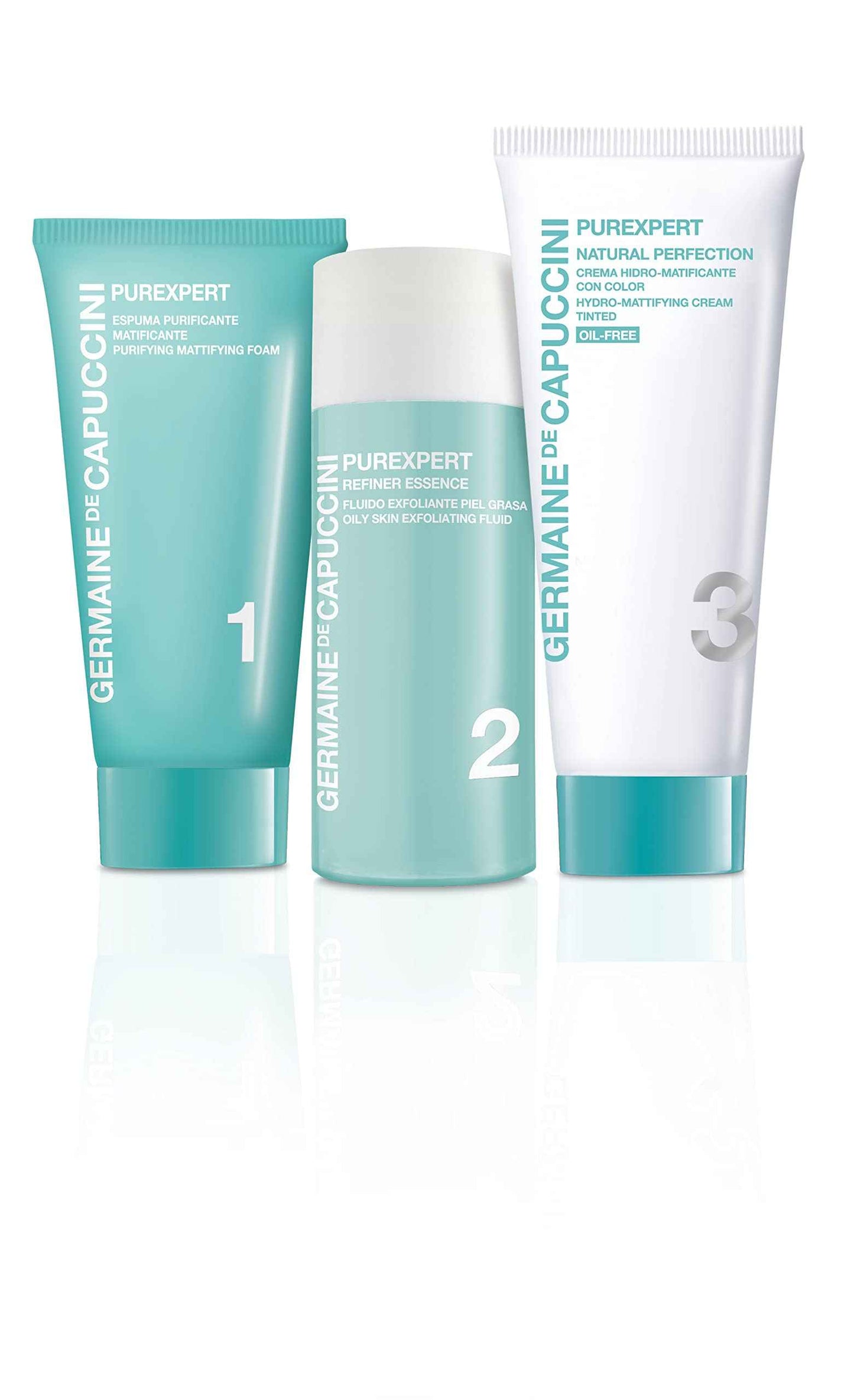 Germaine de Capuccini - Purexpert I Extra-Comfort Facial Cleansing Gel - Normal and Combination Skin - Gently cleanses and purifies your face - Minimizes pores and imperfections - 4.2 Oz