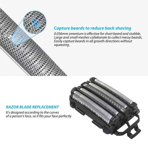 Electric Shaver Replacement Blades and Foils Set for P-anasonic ES-LV95-S ES-LV65-S WES9032P Men