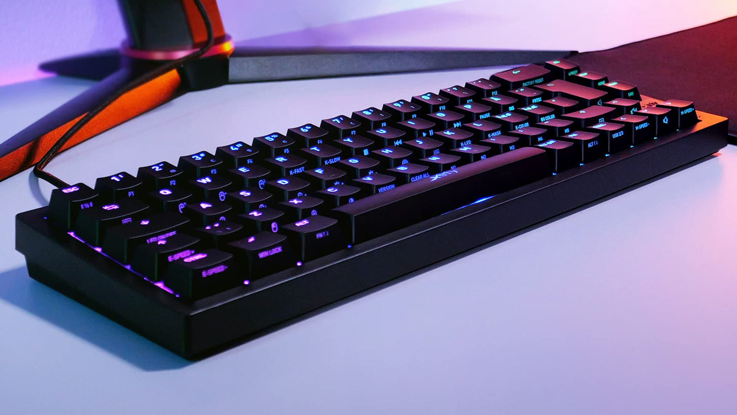 Xtrfy K5 Compact Gaming Keyboard RGB Wired US Layout (Black)