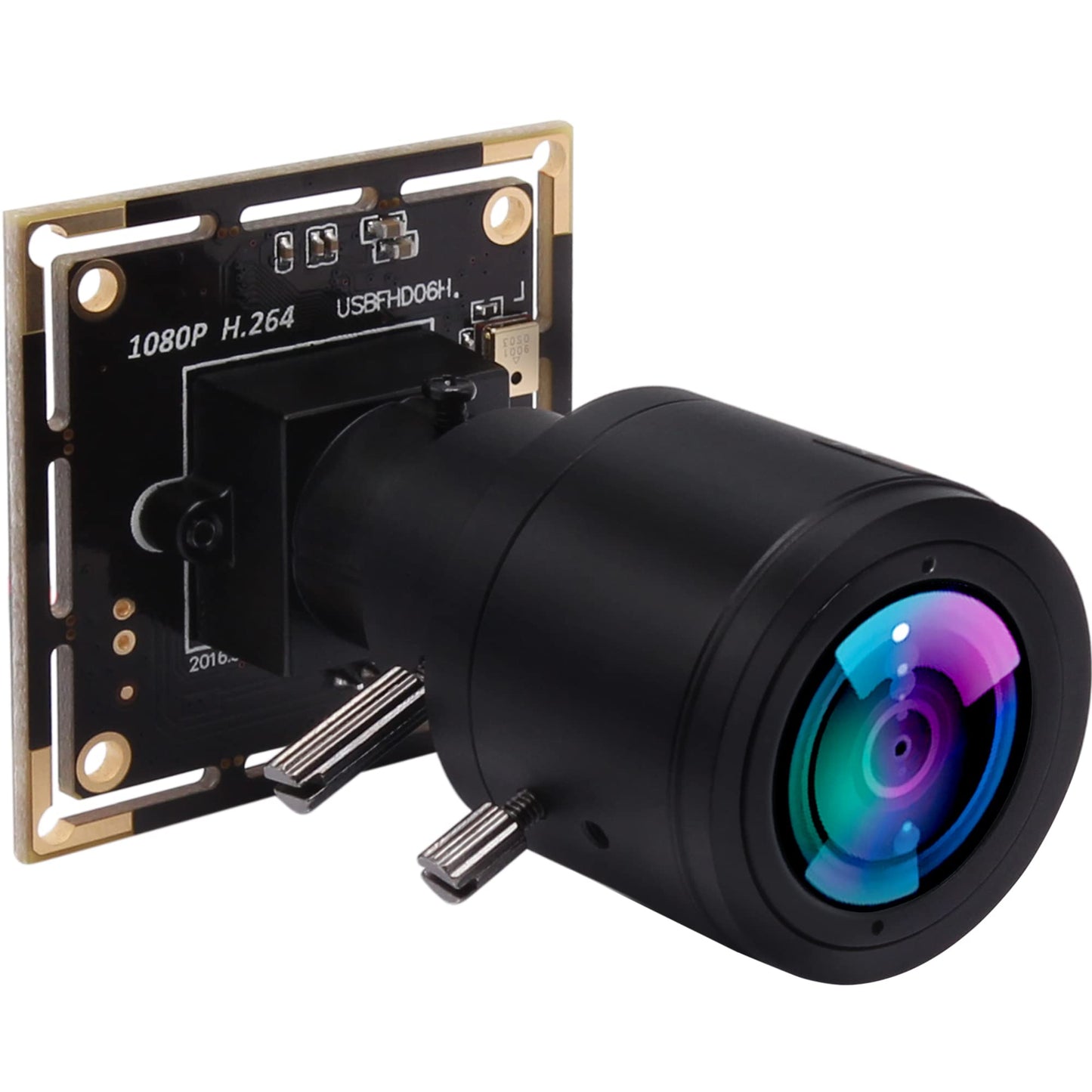 ALPCAM 1080P USB Camera Module, 0.01Lux Low Light Camera with 2.8-12mm Varifocal Lens H.264 2MP CMOS IMX323 UVC Industrial Webcam Board for Window Linux Android Mac OS