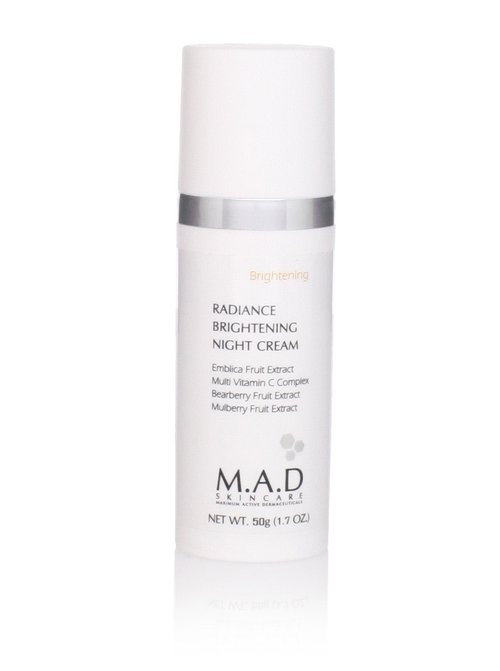M.A.D Skincare Brightening Radiance Brightening Night Cream, 50g (1.7oz)