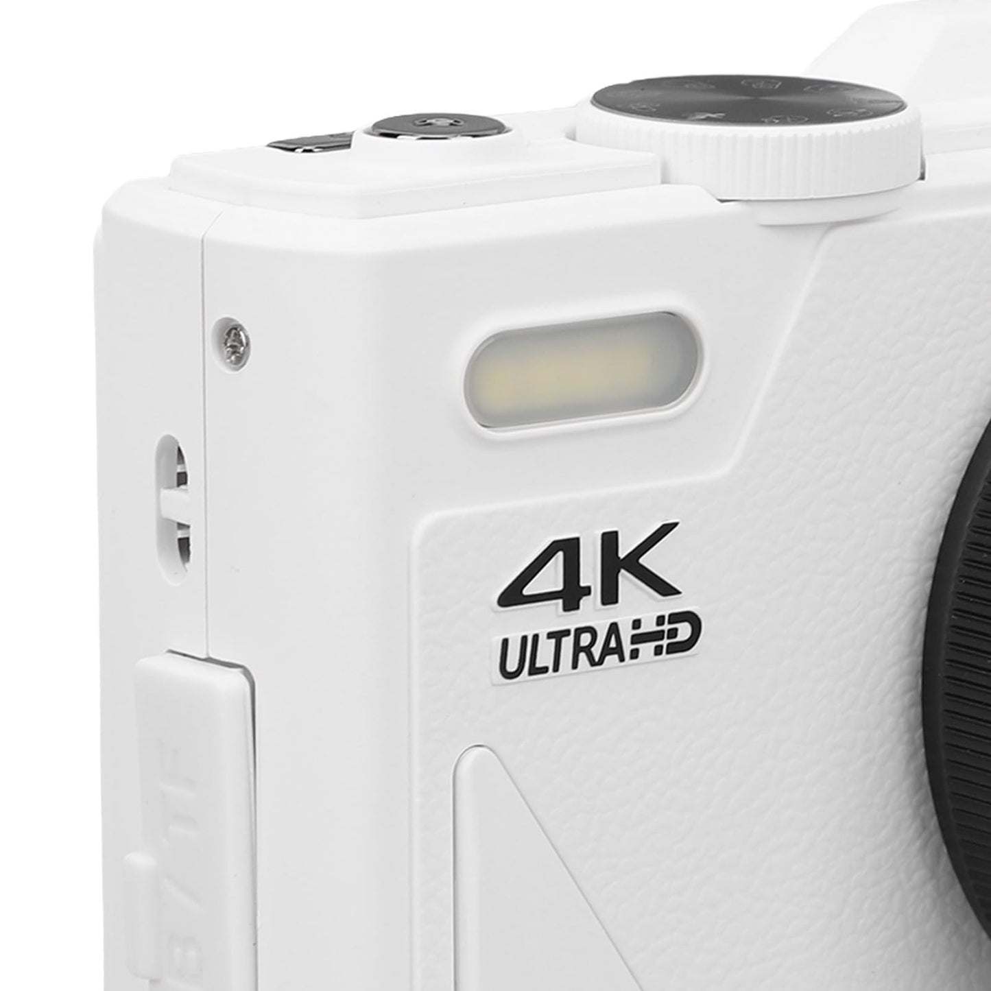 Zunate Retro 64MP Digital Camera, Vintage 4K UHD Vlogging Camera with 18X Zoom, Autofocus, 3 Inch Flip Screen for Travel Photography Vlogging (White), Zunateyk6vg30wnx-11