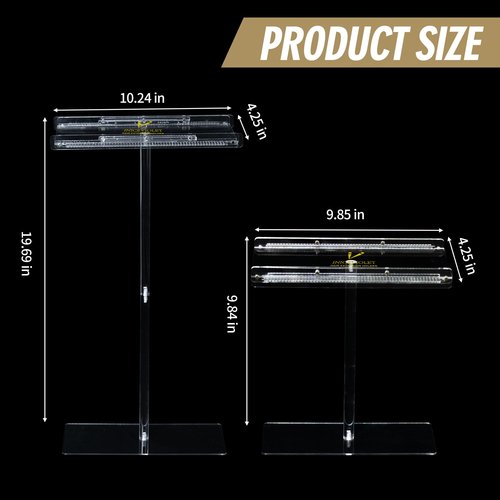 Acrylic V-Light & Ice Glue Zero Feeling Hair Extensions Kit Stand with Super Strong Magnets - Double-Sided Teeth Comb for Easy Hair Strand Separation