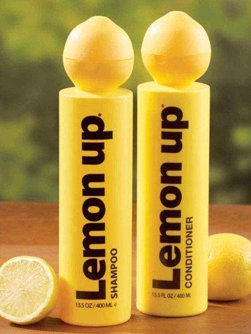 L E M O N Limited Edition Lemon Scented Hair Care Shampoo & Conditioner Set, Hydrating, Helps Control Oil and Add Shine to Dry Hair, 13.5 oz Bottles (Set of 2)