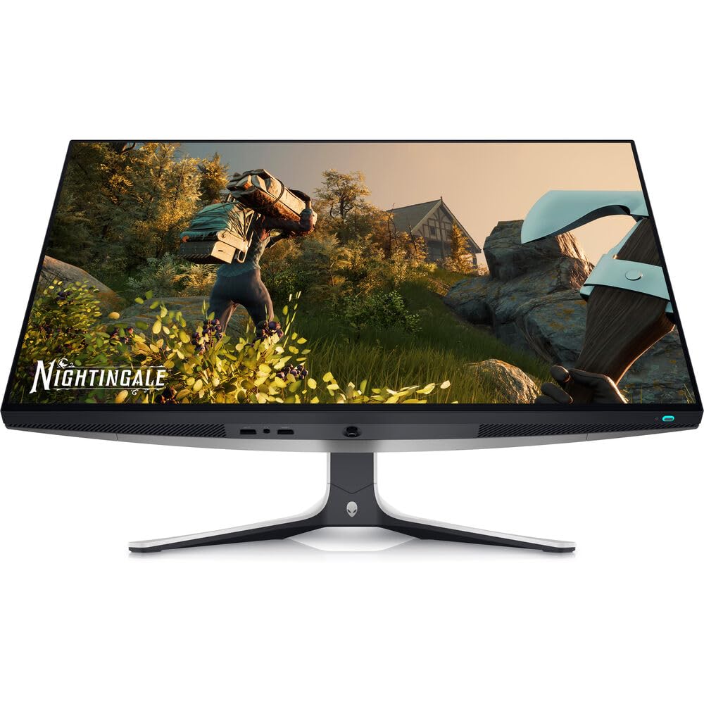 Alienware AW2723DF 27" 1440p 280Hz Gaming Monitor (Lunar Light) (AW2723DF) + USB Printer Cable + HDMI Cable + Cleaning Kit