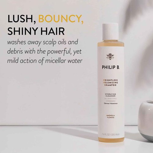 PHILIP B. Weightless Volumizing Duo - Weightless Volumizing Shampoo 7.4 Fl Oz and Conditioner 6 Fl Oz
