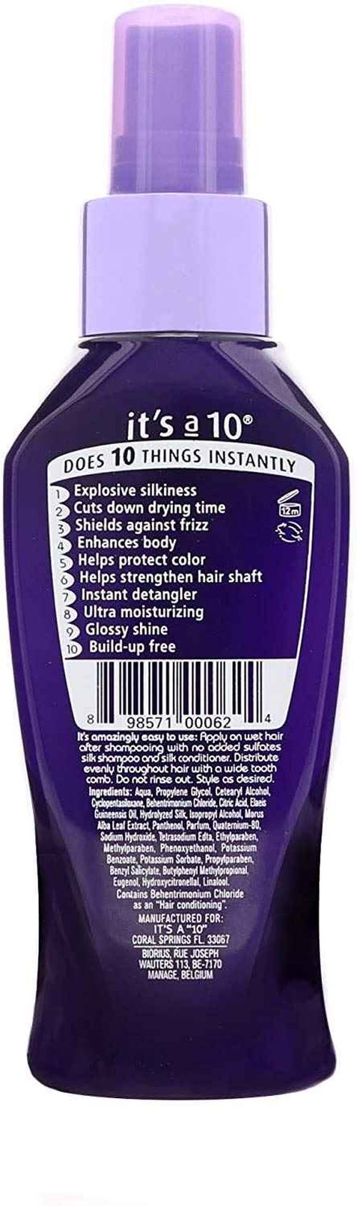 It's a 10 Haircare Silk Express Miracle Silk Leave-In 10 oz (Pack of 2)