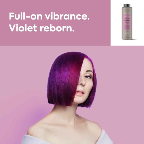 LAKMÉ Teknia Violet Lavender Color Refresh Shampoo, Color Depositing Shampoo for Purple Hair, 33.8 Fl Oz