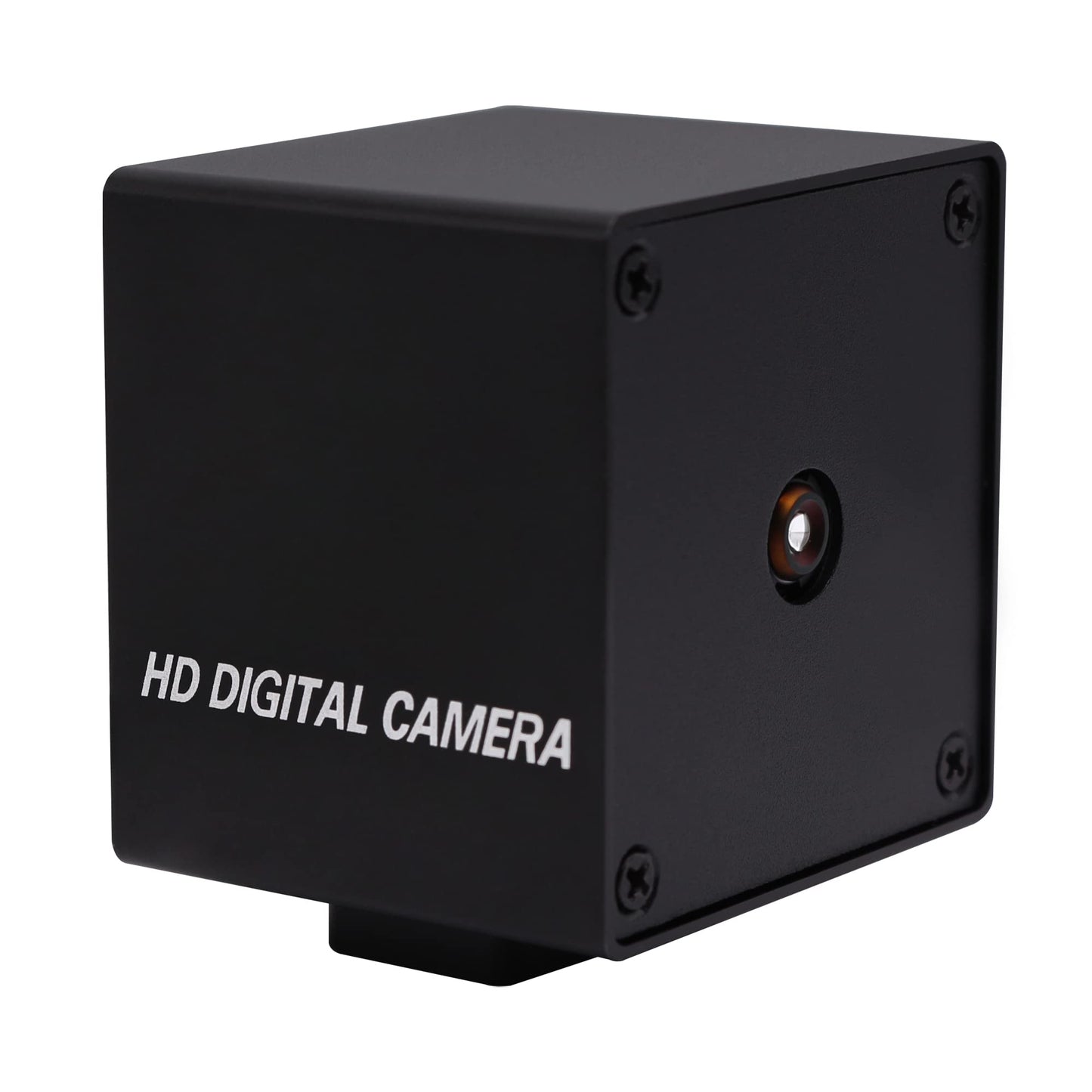 48MP USB Camera Autofocus Ultra HD 70 Degree Lens with Mini Metal Case, High Speed 4K 30fps Webcam Plug and Play Industrial Surveillance Security Camera for PC/Mac OS/Windows/Raspberry Pi/Scanner