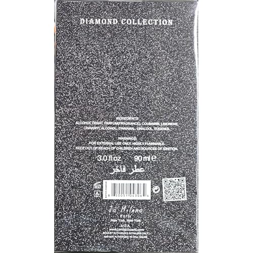 Jo Milano Game of Spades Diamond Parfum Spray, 3.0 Ounce (Unisex)