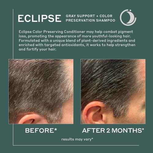 Zenagen Eclipse Color Preservation + Gray Support Conditioner | Enhances Hair Color Vibrancy, Reduces Gray Appearance, Nourishes & Strengthens Aging Hair, Plant-Based, Color-Safe, 16 oz