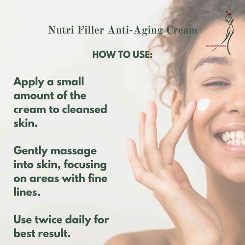 Revital Elixir Nutri Filler Cream – Peptide & Hyaluronic Acid Anti-Aging Moisturizer for Mature Skin – Firming & Hydration, 1.7 oz Airless Pump