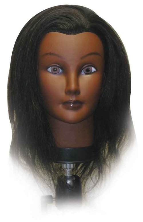 Celebrity Whitney Cosmetology Ethnic Human Hair Manikin, 17-19 Inch
