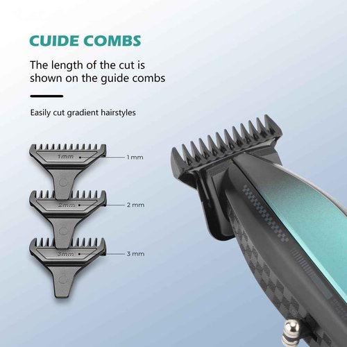 VGR 992 Professional Hair Trimmer for Men Versatile Cordless Zero Gapped Line Up Clipper for Beard Hair T Blade Barber Trimmer Metal Body 9000 RPM Rechargeable 240-Minute Run Time