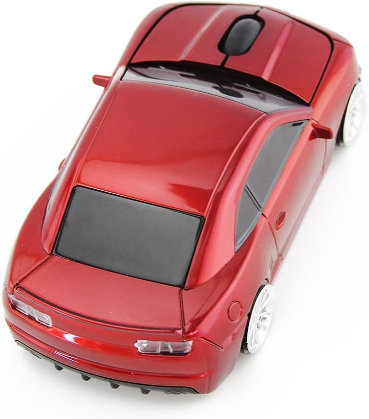 2.4Ghz Wireless Car Shape Mouse 3D Optical Gaming Mice USB Mini Receiver for PC Laptop Computer