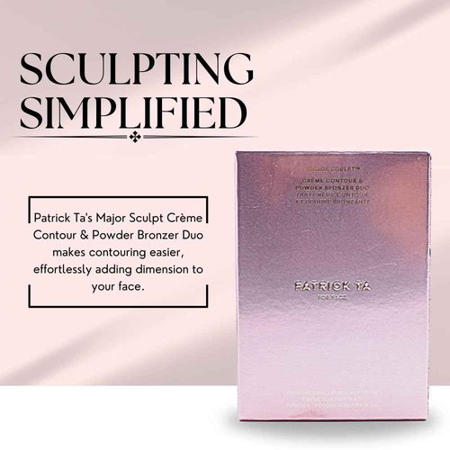 PATRICK TA Major Sculpt Crème Contour & Powder Bronzer Duo She's Statuesque