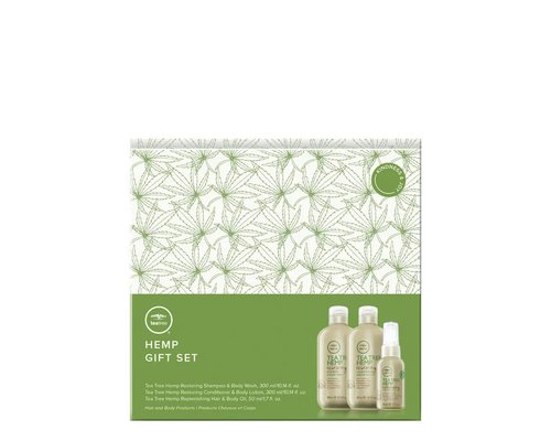 Tea Tree Hemp Holiday Gift Set, Multitasking Products, For All Hair + Skin Types
