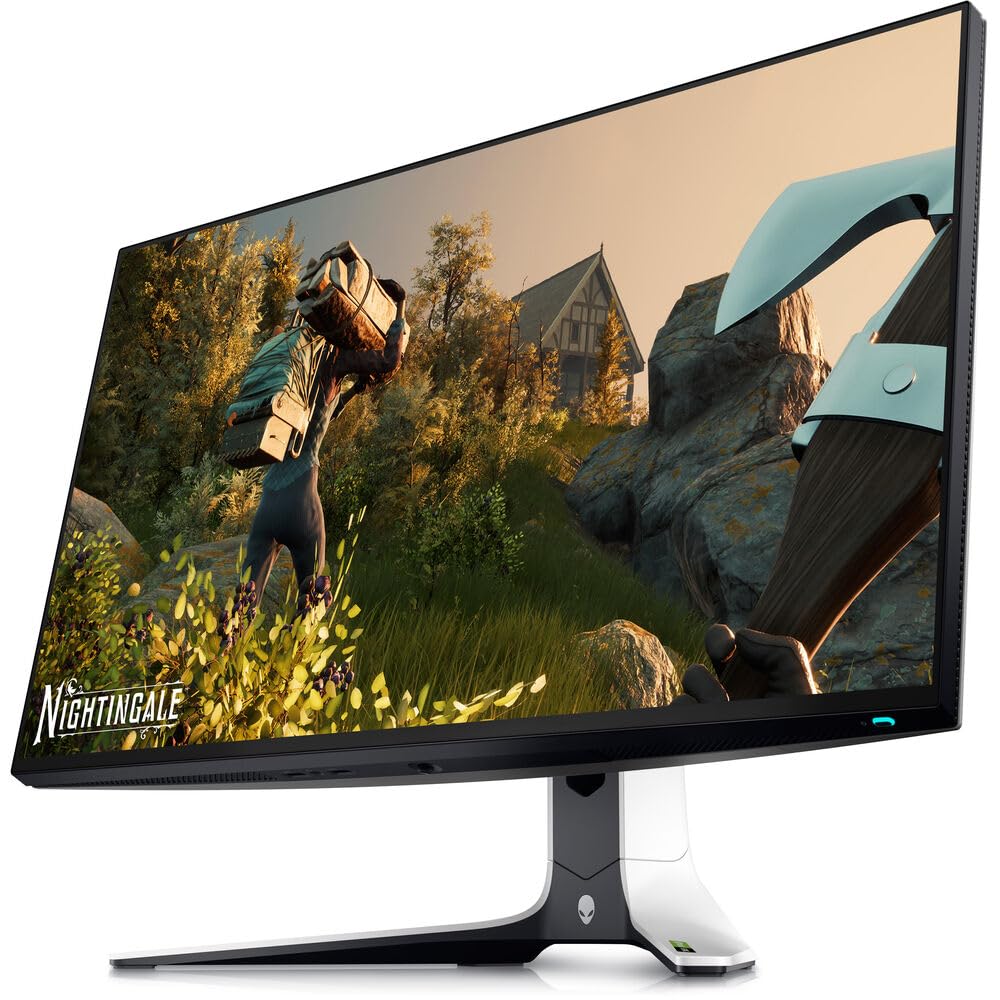 Alienware AW2723DF 27" 1440p 280Hz Gaming Monitor (Lunar Light) (AW2723DF) + USB Printer Cable + HDMI Cable + Cleaning Kit