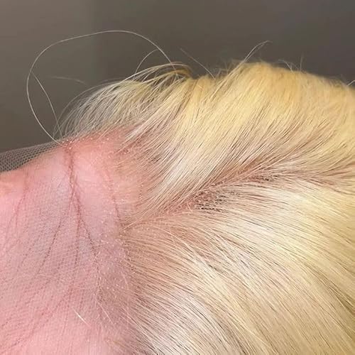 KRN 613 Lace Frontal, 0.11mm Ultra-thin Skinlike Invisible 13x4 Real HD Lace Frontal Pre-Plucked with Baby Hair 12A Grade Brazilian Virgin Hair Straight 18 Inch