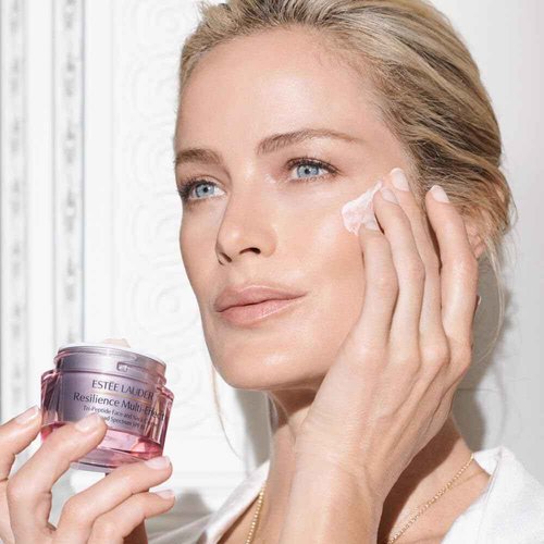 Estée Lauder Resilience Multi-Effect Tri-Peptide Face and Neck Cream Moisturizer SPF 15 for Normal/Combination Skin | Plumping & Anti-Aging, 1.7 Ounce