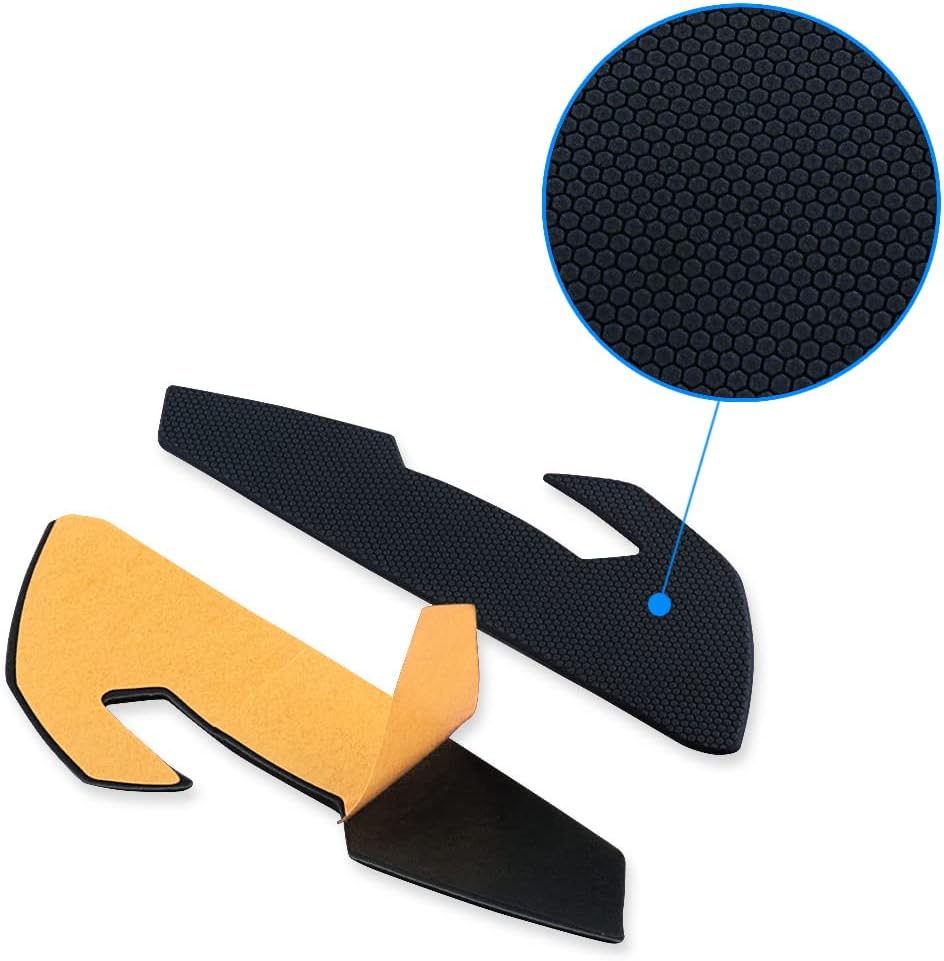 A Pair Grip Tape Replacement for Razer Viper/Viper Ultimate Gaming Mouse (Black)