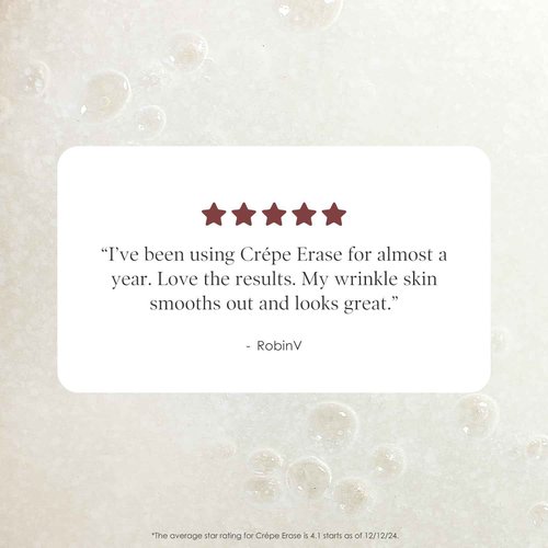 Body Firm Crepe Erase Smoothing Pre-Treatment, Aha Bha Exfoliant With Vitamin E and Squalane for Crepey Skin, Anti Aging Pre-Exfoliator for Face & Body, Gentle Skin Care for Women, 10 FL Oz