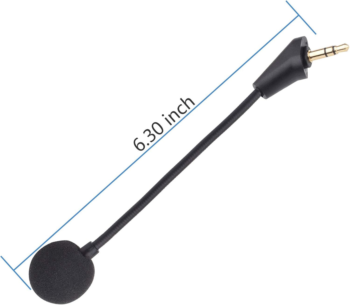 Alitutumao Replacement Cloud Alpha Game Mic 3.5mm Detachable Microphone Boom Compatible with Cloud Alpha Gaming Headset