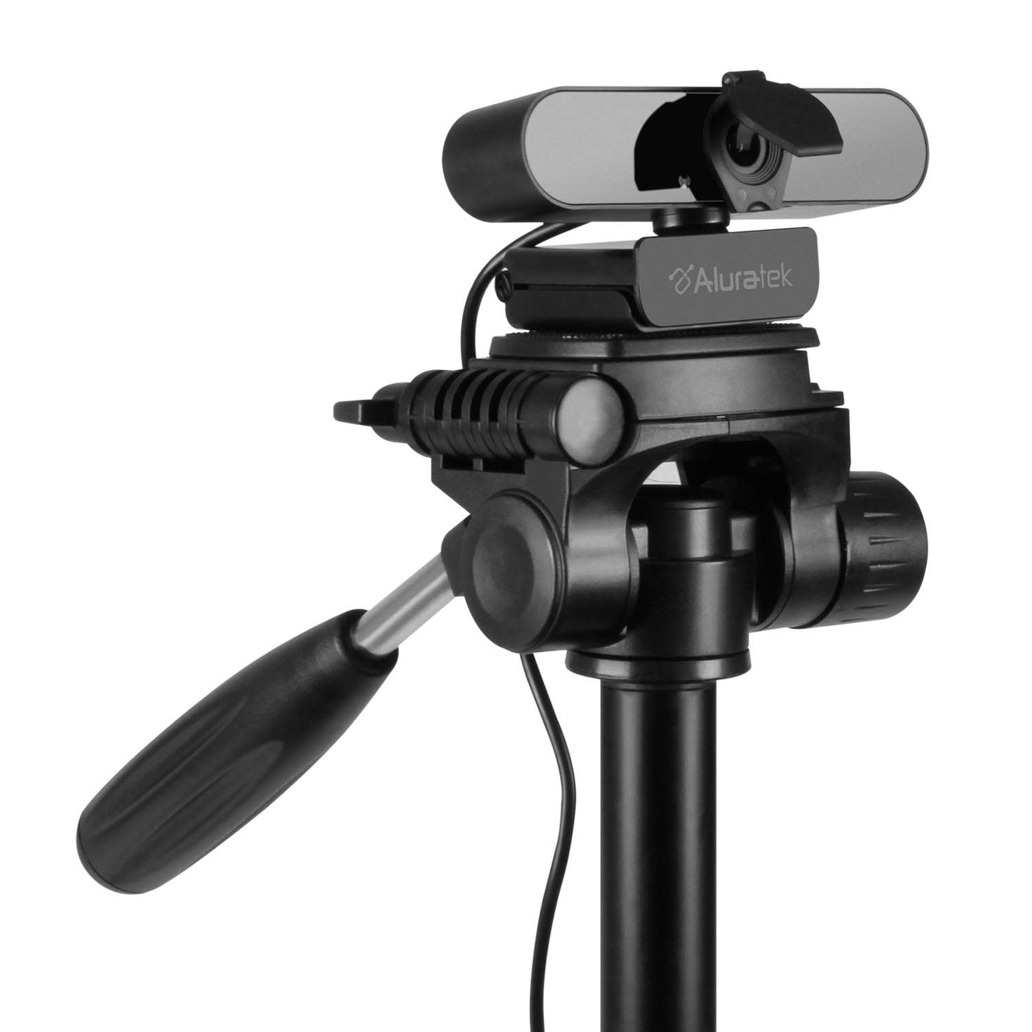 Aluratek HD 1080P Video Webcam (AWC03F) Full HD Webcam with Built-in Microphone, Autofocus, and Adjustable Clip Perfect for Streaming, Video Calls, and Online Meetings Video and Audio