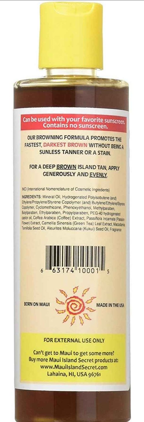 Maui Island Secret Original Formula Tanning Kit