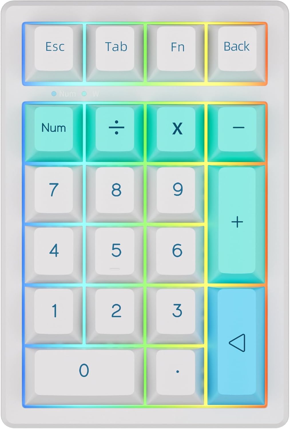 75% Wireless Gaming Keyboard RGB Triple Mode Hot Swappable Mechanical Keyboards PBT Keys Gasket Creamy Custom Keybad Quiet White Switch for Win/MAC