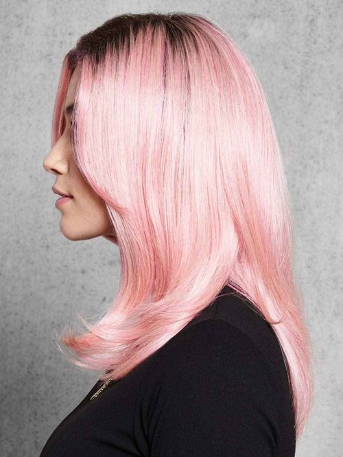 HairDo Pinky Promise Wig New Heat Friendly Fiber And Rooted Pink Color