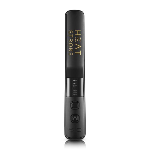 StyleCraft Heat Stroke Cordless Beard & Styling Hot Brush, Cool Touch Tips Anti-Scold, Hair Straightener, Black
