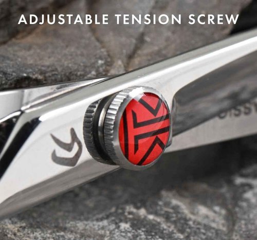 Katana Classic Left Handed Professional 6.5" Lefty Hair Shear Set by Tokko Shears, 440C Japanese Steel Left Hand Haircut Regular & Thinning Scissors for Barbers and Salon Professionals