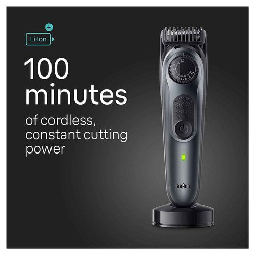 Braun All-in-One Men's Shaving Kit Series 5 5490, 9-in-1 Beard, Face, Nose, Ear Trimmer, Hair Clippers, Body Groomer and Manscaping