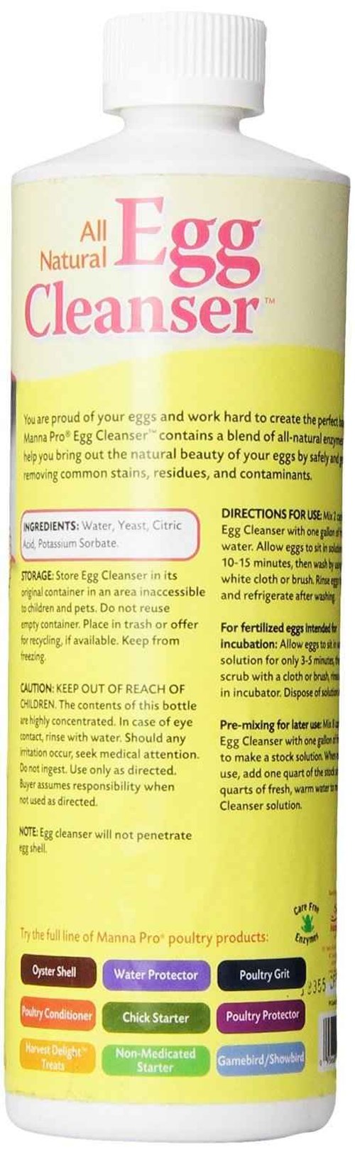 Manna Pro All Natural Egg Cleanser 16 fl. oz. (3 Pack)