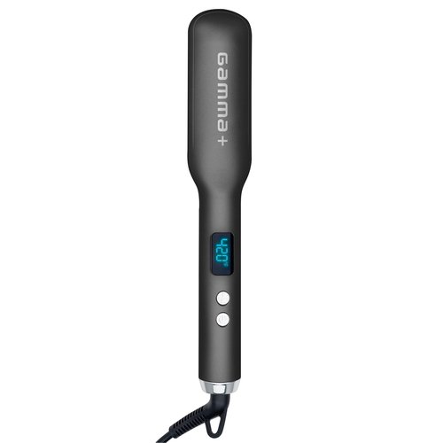 GAMMA+ Ceramic Hot Brush with Cool Touch Technology Reduces Frizz, Static, and Straightens Hair